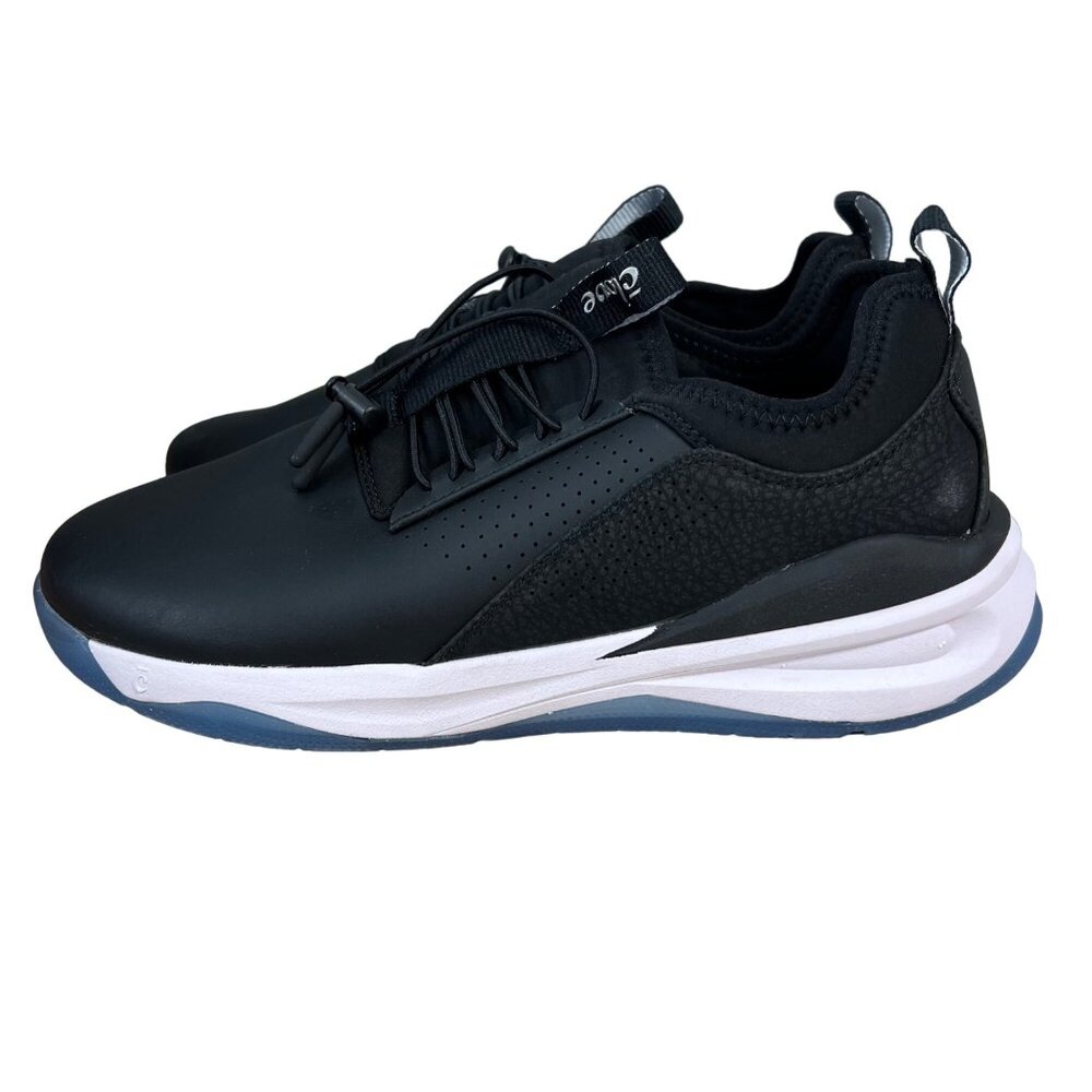 CLOVE Nursing Healthcare Comfort Shoe Mens 9.5 Black‎ White Sneaker NEW